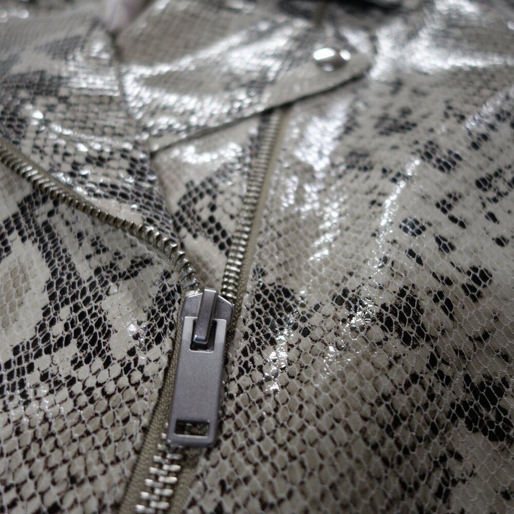 Intermix Sara Python-Embossed Jacket New - image 4